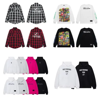 We11done Hoodie Black Streetwear