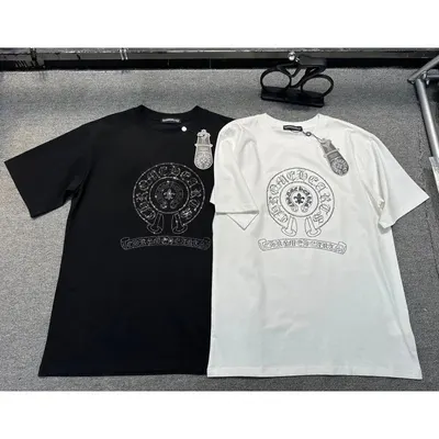Champion Logo Black Casual T-Shirt