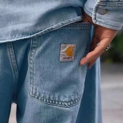 Carhartt Denim Blue Work Pants