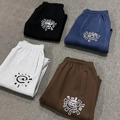 Unisex Sweatpants Black Casual Pants