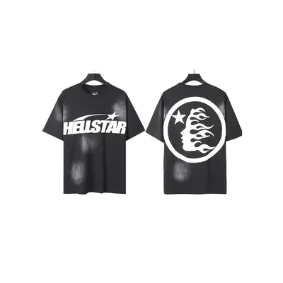 Hellstar Logo Black Graphic T-Shirt