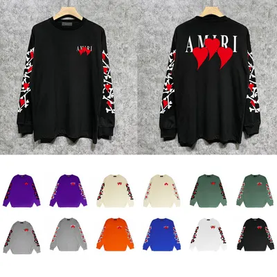 Amiri Long Sleeve Black Streetwear Shirt