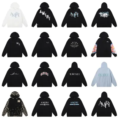 Amiri Hoodie Black Casual Sweatshirt