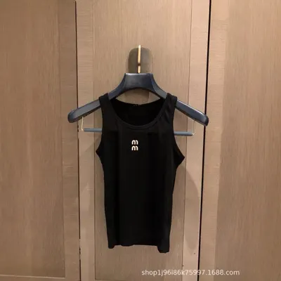 Unbranded Black Logo Tank Top