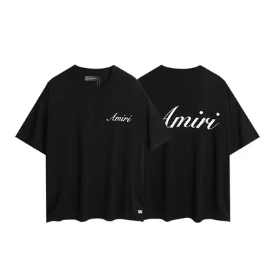 Amiri Logo Black Oversized T-Shirt