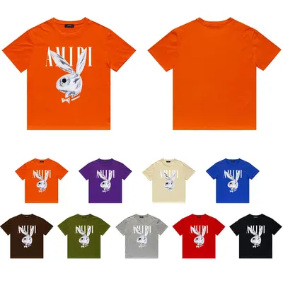 Amipi Rabbit Orange Graphic T-Shirt