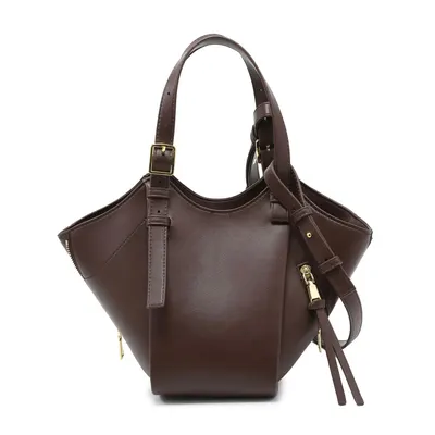 Leather Tote Bag Brown Fashion Handbag