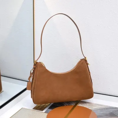 Leather Hobo Bag Tan Minimalist Shoulder Bag