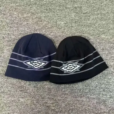 Black Beanie With Logo Design Winter Hat