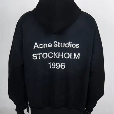 Acne Studios Stockholm 1996 Black Hoodie