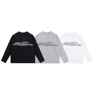 Gallery Dept Long Sleeve Black Casual T-Shirt