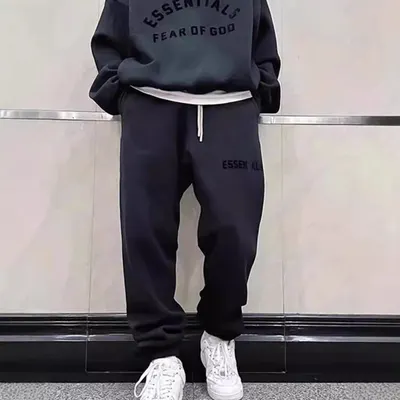Fear Of God Essentials Black Casual Sweatpants