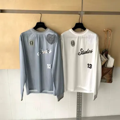 Balenciaga Studios Long Sleeve Light Blue Casual Shirt