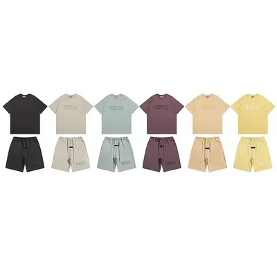 Essentials T-Shirt And Shorts Set Black Casual Wear