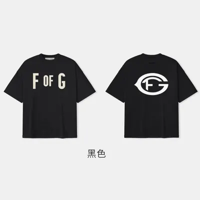 F Of G Black Logo Print T-Shirt