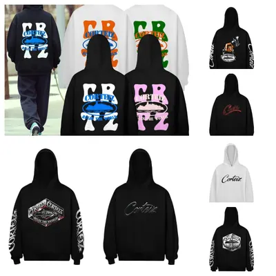 Cortez Hoodie Black Casual Sweatshirt