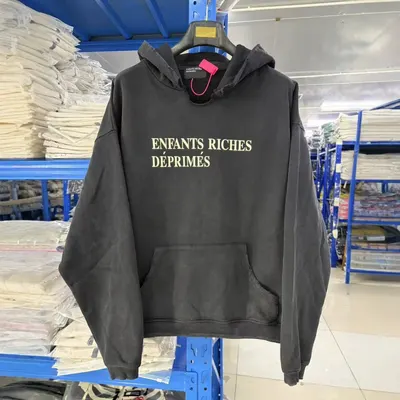 Enfants Riches Depriumes Black Oversized Hoodie
